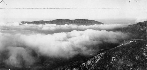 Above the clouds, Mount Lowe