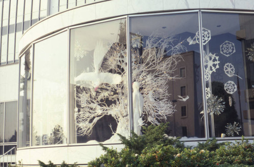 United California Bank branch during Christmas