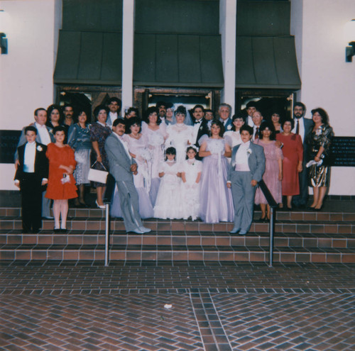 Wedding party at St. Nicholas Cathedral