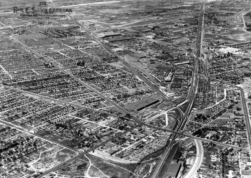 Aerial view of Burbank