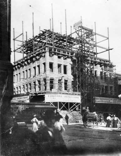 Equitable Savings Bank construction