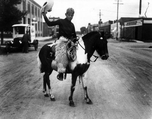 Boy on pony