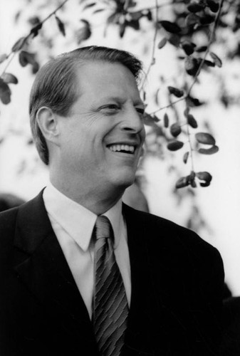 Al Gore, closeup view