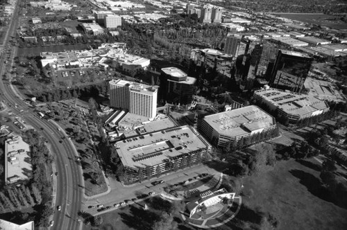 Aerial view of Warner Center, Woodland Hills