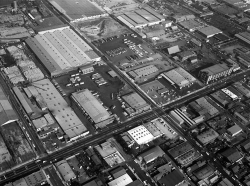 Truck terminals, Vernon, looking northwest