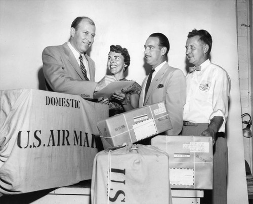 Proclaiming air parcel post month