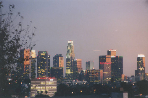 Skyscrapers in downtown Los Angeles