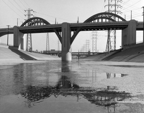 View of the Los Angeles River