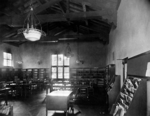 Reading room of the Van Nuys Branch