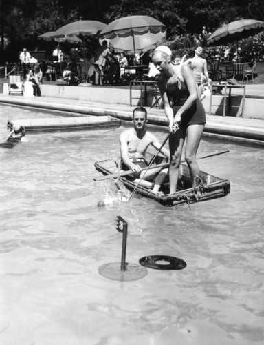 Swimming pool activities, view 1