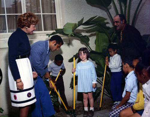 Billy Mills at Angeles Mesa Elementary School