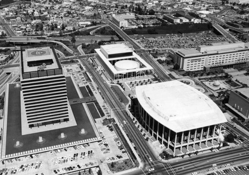 Aerial shot, Music Center