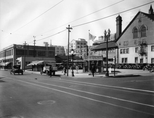 Northwest corner of Hope and 9th Streets