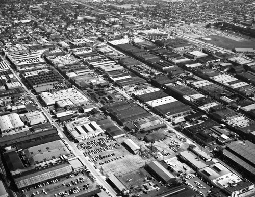 Businesses, Avalon Blvd., Gage Ave. and Central Ave., looking southeast