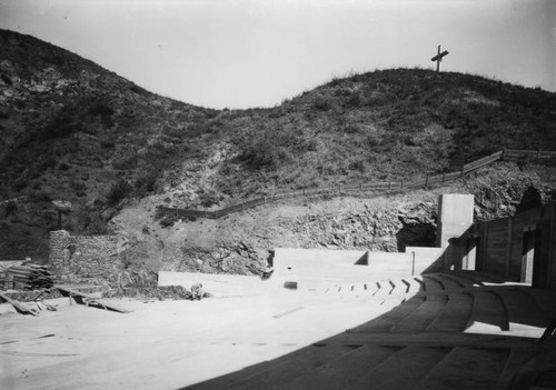 Construction of the Pilgrimage Theatre