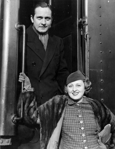 Fredric March and Florence Eldridge