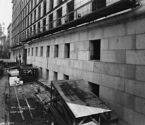 Hall of Justice construction