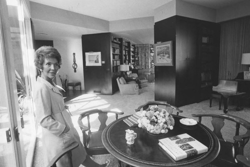 Nancy Reagan at home