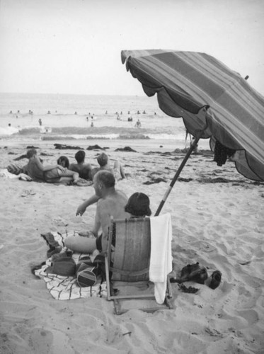 Enjoying the beach, Corona Del Mar