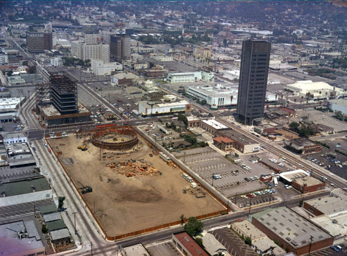 Pacific Cinerama Theatre, Hollywood, looking northeast