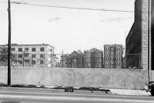 Looking from S. Flower Street, Bunker Hill