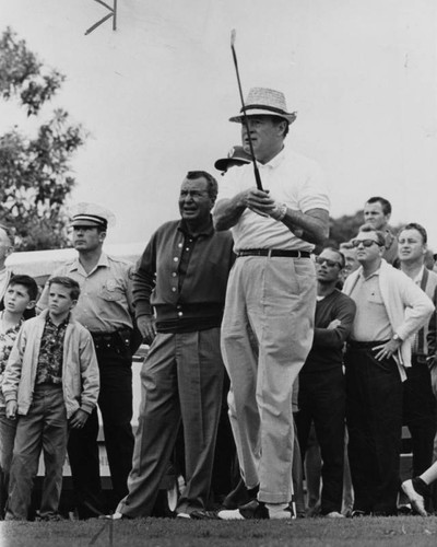 Bob Hope at World Entertainment golf championship