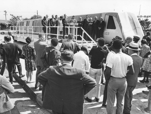 RTD car unveiling, Watts