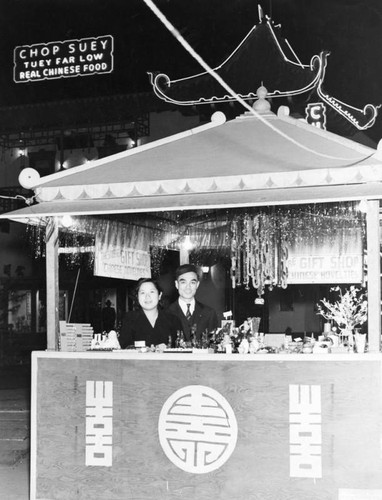 Gift stand in New Chinatown