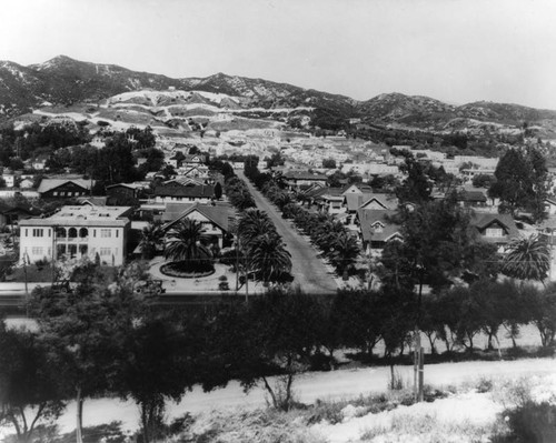 Residential homes, looking north from Mt. Olive