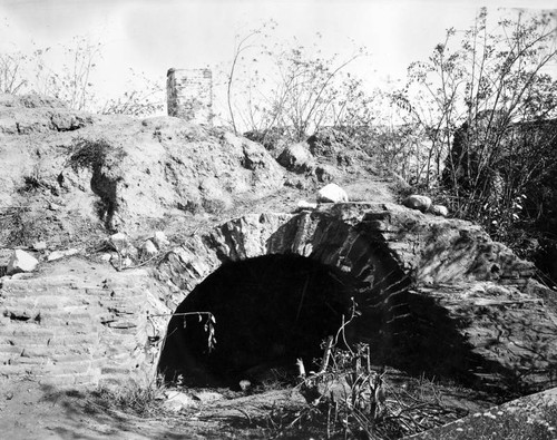 Remains of Padres Dam near San Fernando Mission