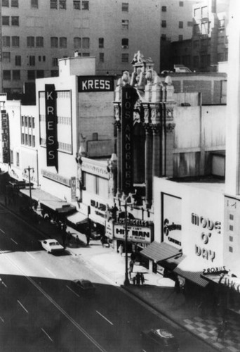 Aerial view, Los Angeles Theatre