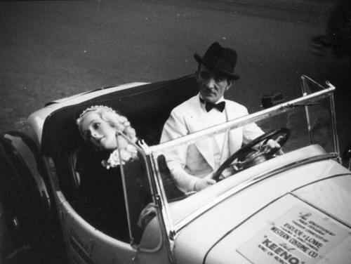 Advertising car on Hollywood Boulevard featuring Keeno King of Robots