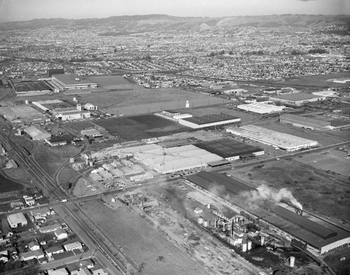 Flintkote Co., San Leandro, looking north