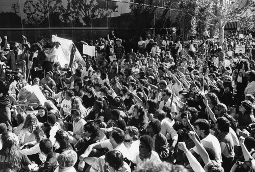 Anti-apartheid demonstration