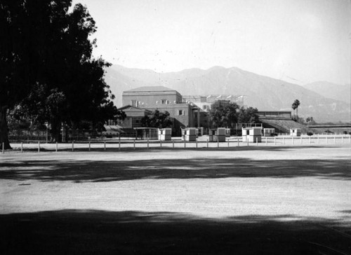 Santa Anita Racetrack and parking lot