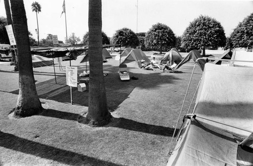 Redondo Beach Police tents