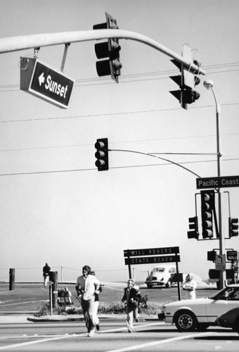 Sunset Boulevard and Pacific Coast Highway