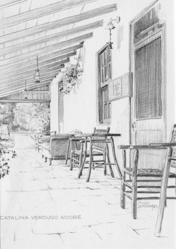 Casa Verdugo Restaurant drawing