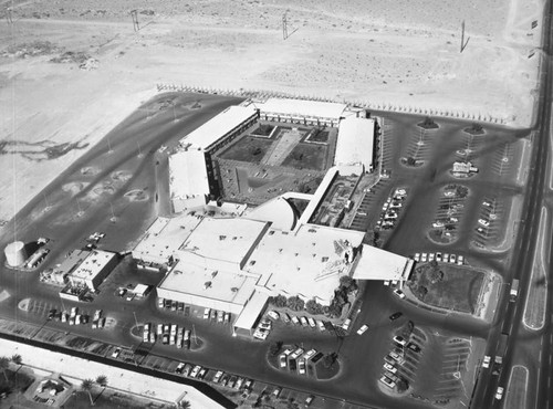 Dunes Hotel, Las Vegas Boulevard and Flamingo Road, looking north