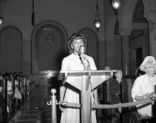 Barbara Bennett addresses City Council