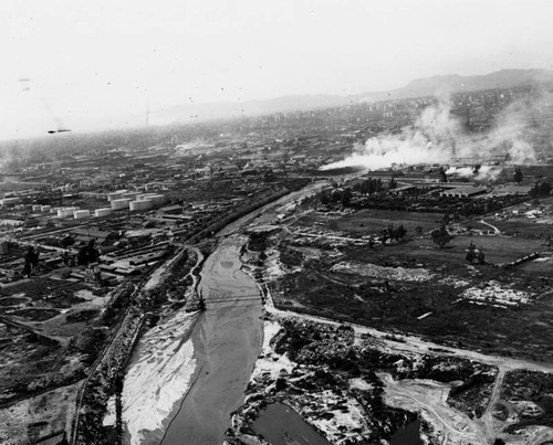 Los Angeles River in Vernon