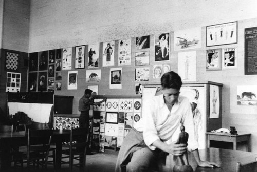 Art studio at Sherman Institute