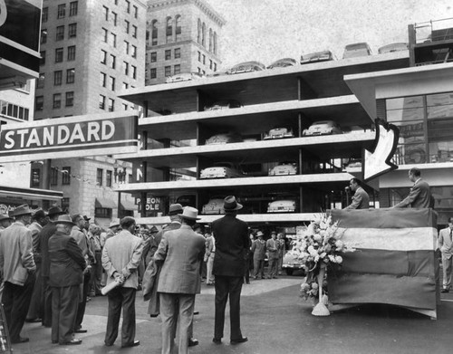 Downtown Pigeon Hole Parking Garage dedicated