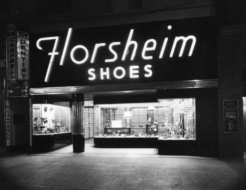 Florsheim shoe stores, interiors and exteriors, view 4