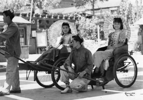 Rickshaws in China City