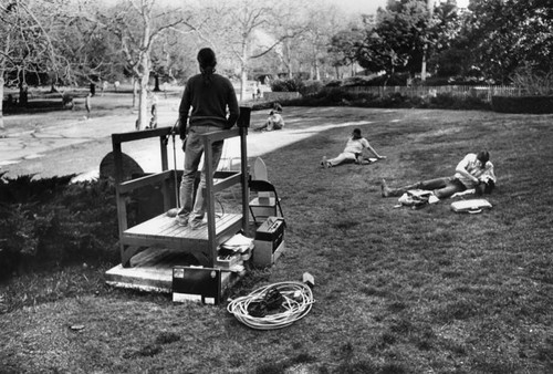 UCLA students protest nukes