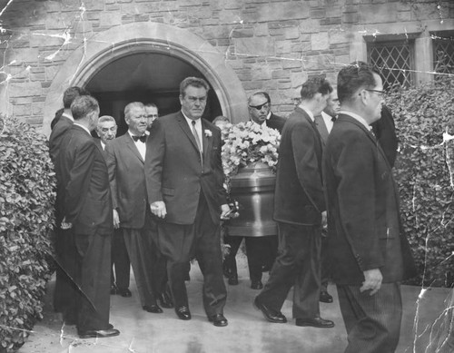 Casket of Errol Flynn