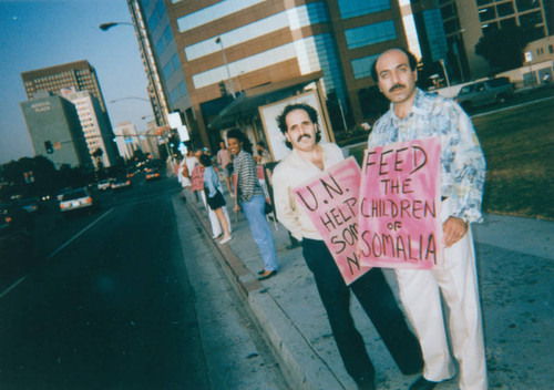 Demonstration at the Federal Building