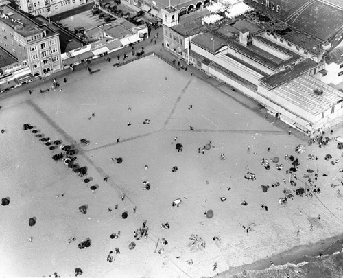 Aerial view of Venice Beach, 1924