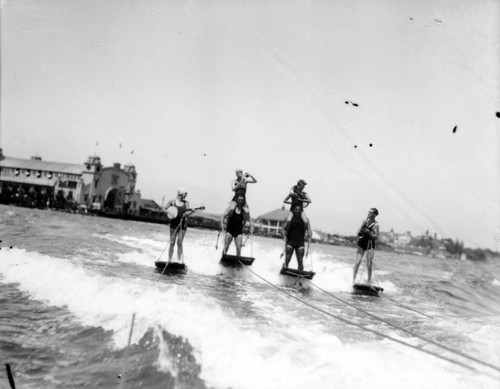 Aquaplaning at Newport Harbor, view 2